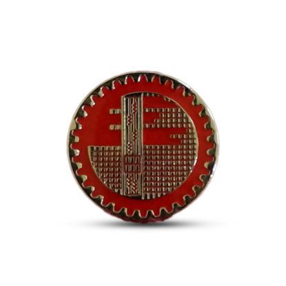 Silver Color Coat Pin with Branding এর ছবি