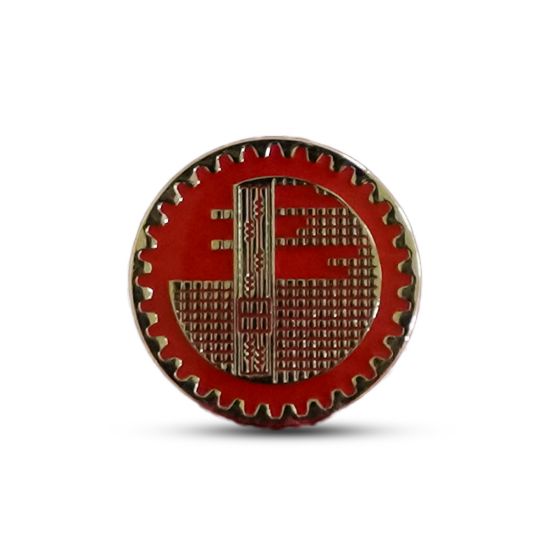 Silver Color Coat Pin with Branding এর ছবি